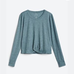 WE WANDER FeatherStretch Serena Twist Front Midi Top